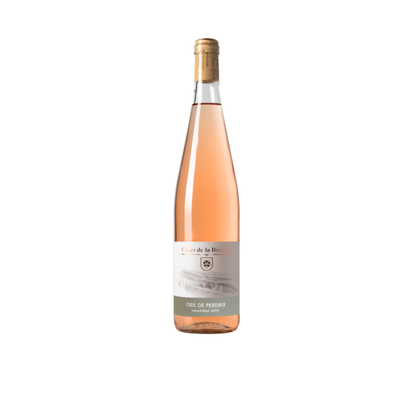 Oeil-de-Perdrix 2024 Neuchâtel, vin rosé, Caves de la Béroche